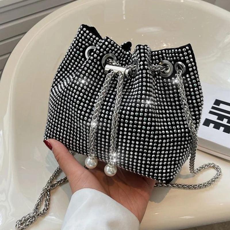 Bolsa Balde com Strass - LeVienna