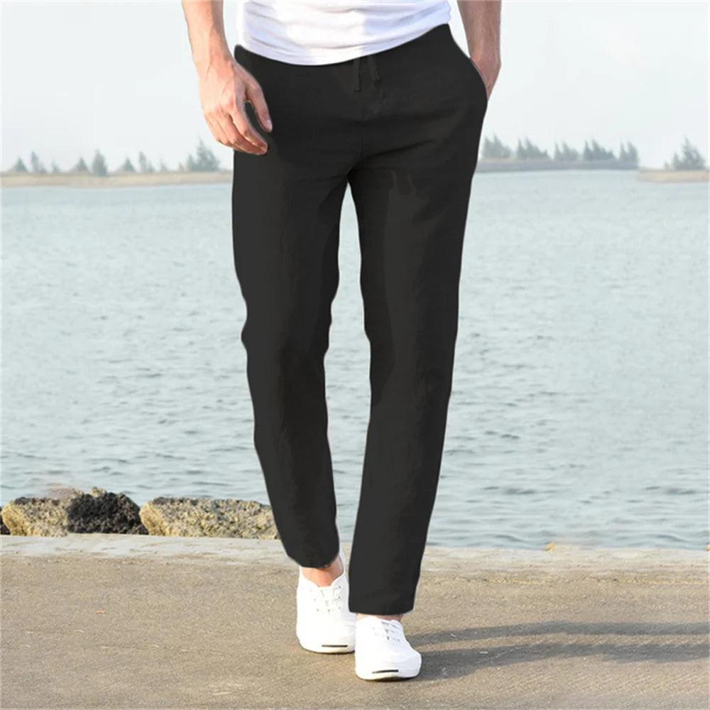 Calça Masculina de Linho Retrô - LeVienna