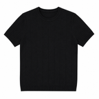 Camiseta Masculina Premium em Tricot Canelado Levienna