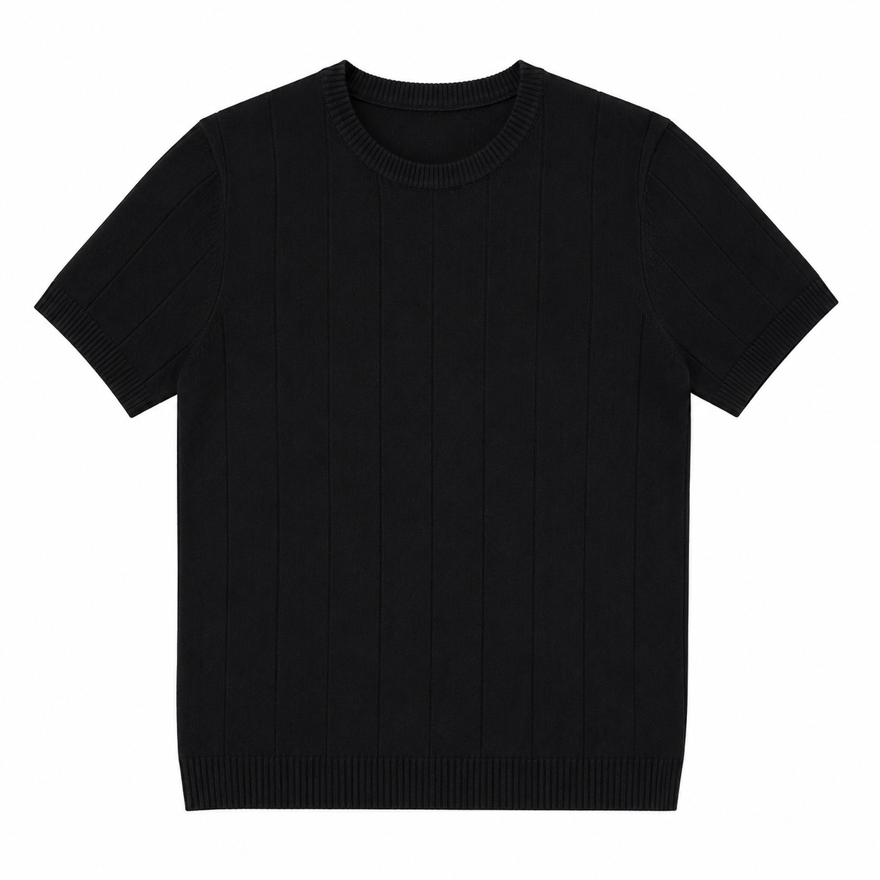Camiseta Masculina Premium em Tricot Canelado Levienna