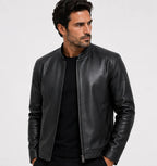 Jaqueta Masculina de Couro Levienna