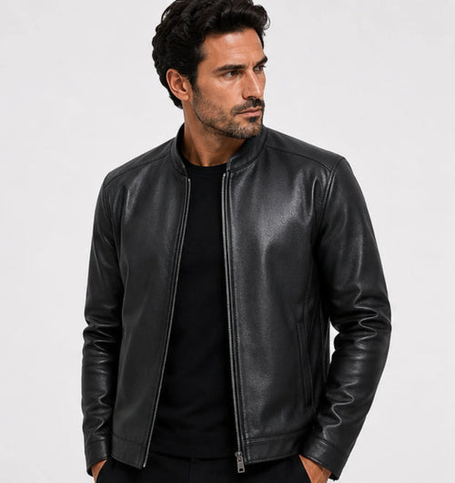 Jaqueta Masculina de Couro Levienna