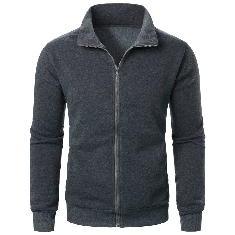 Casaco Masculino Fleece com Zíper