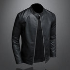 Jaqueta Masculina de Couro Biker Slim Levienna