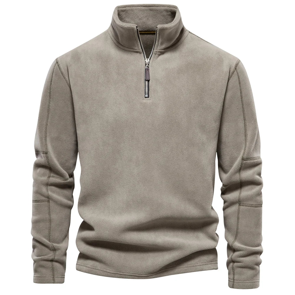 Suéter Masculino Fleece com Zíper Levienna