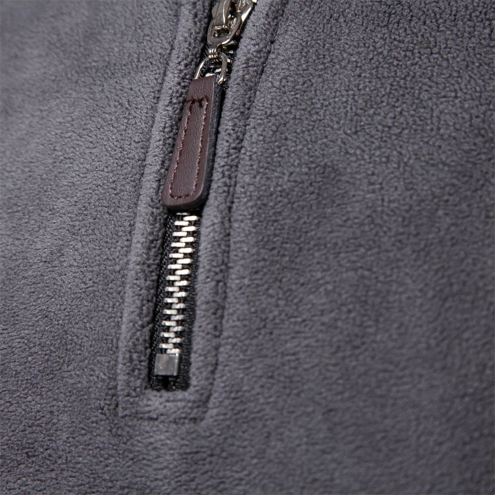 Suéter Masculino Fleece com Zíper Levienna