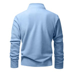 Blusa Masculina Fleece Térmica Gola Alta com Meio Zíper Inverno Levienna