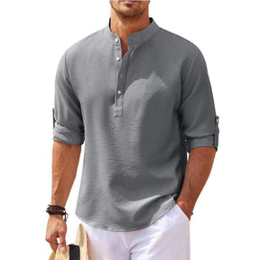 Camisa de Linho Masculina Casual Summer - LeVienna