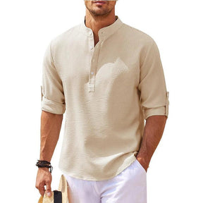 Camisa de Linho Masculina Casual Summer - LeVienna