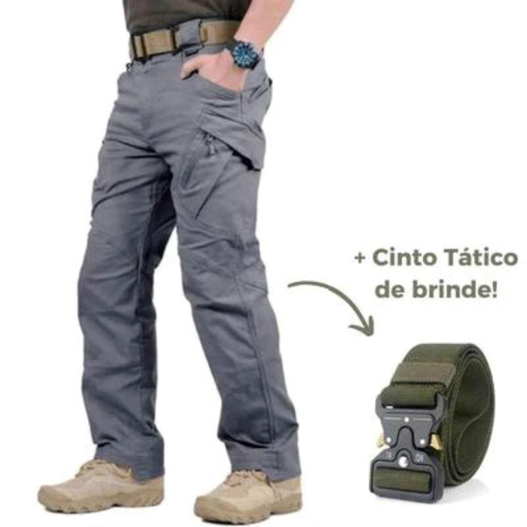 Calça Militar Tática Resistente e Impermeável + Cinto de Brinde - LeVienna