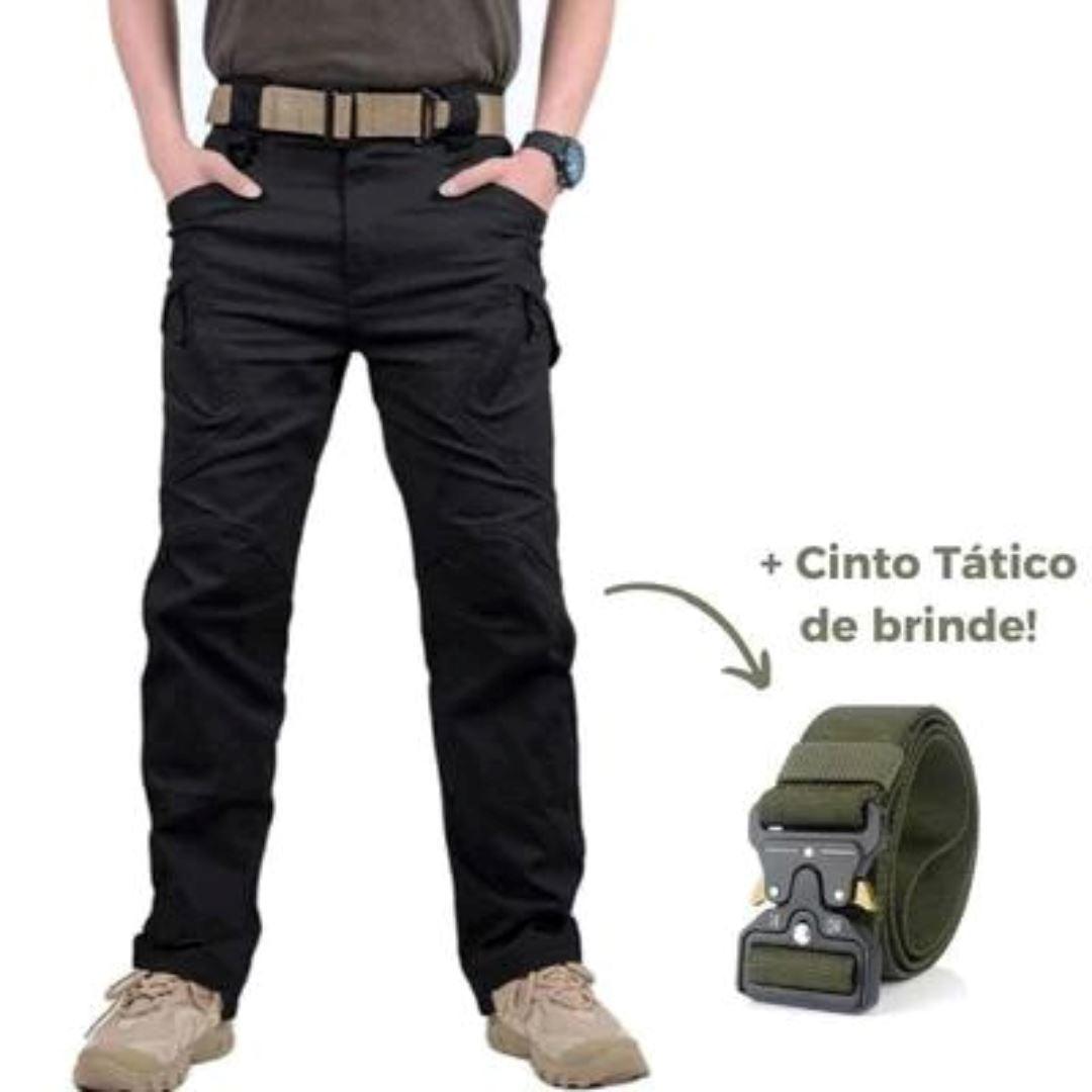 Calça Militar Tática Resistente e Impermeável + Cinto de Brinde - LeVienna