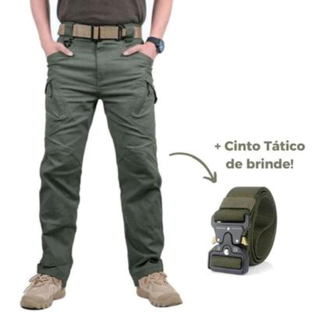 Calça Militar Tática Resistente e Impermeável + Cinto de Brinde - LeVienna