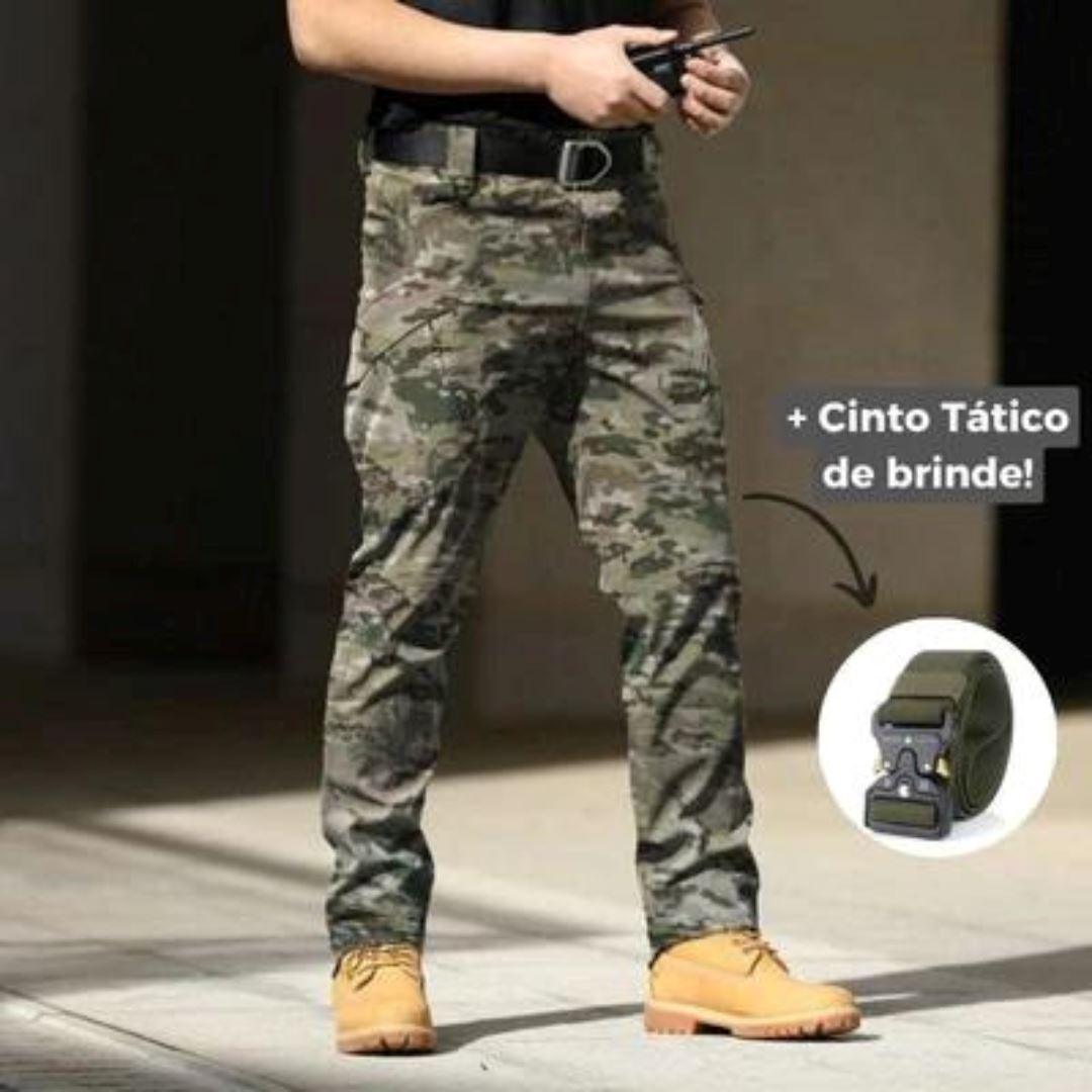 Calça Militar Tática Resistente e Impermeável + Cinto de Brinde - LeVienna