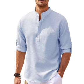 Camisa de Linho Masculina Casual Summer - LeVienna