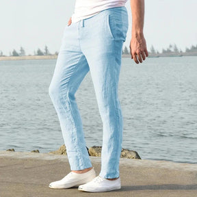 Calça Masculina de Linho Retrô - LeVienna