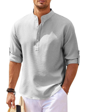 Camisa de Linho Masculina Casual Summer - LeVienna