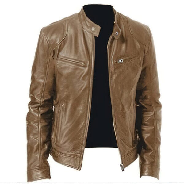 Jaqueta Masculina de Couro Levienna