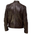 Jaqueta Masculina de Couro Levienna